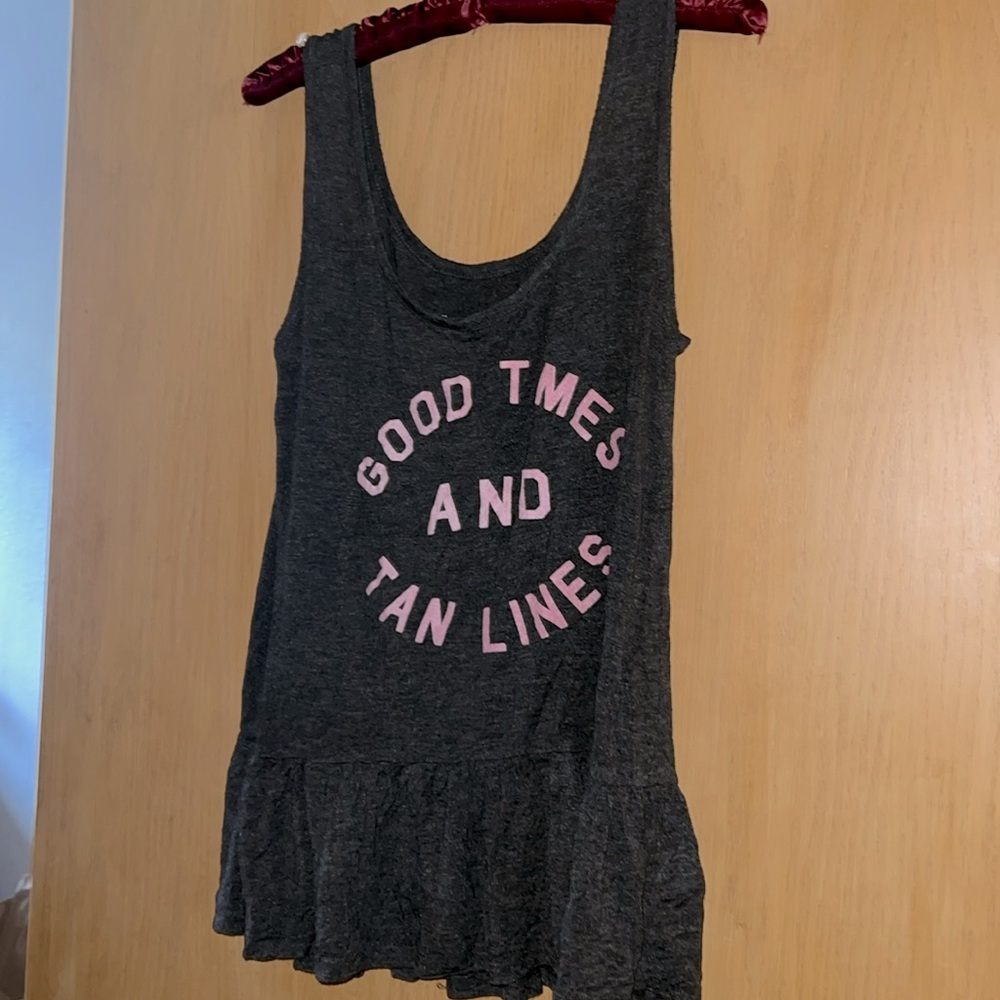 “Good Times and Tan Lines” Tank Top SIZE SMALL